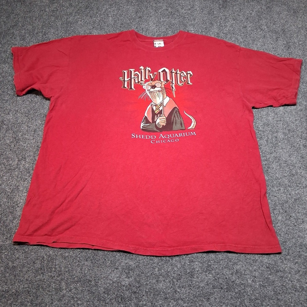 VTG The Duck Co. Harry Potter Joke Shedd Aquarium Chicago Illinois Shirt Y2K XXL